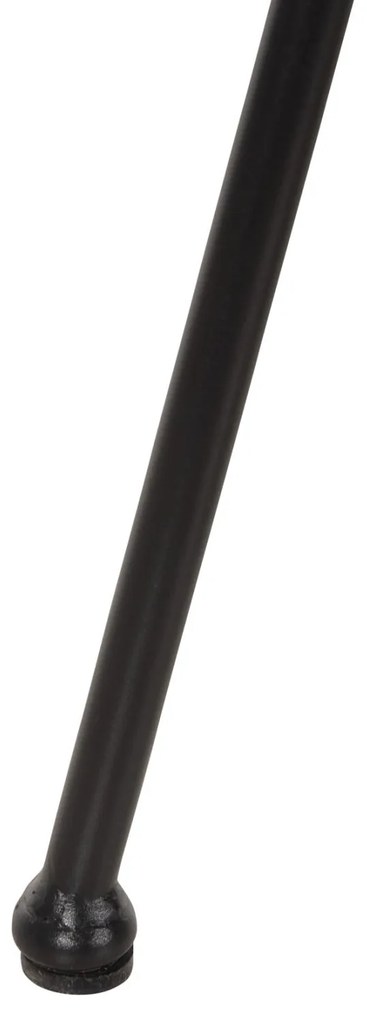 ΚΑΝΑΠΕΣ ALLEGRA  ΜΑΥΡΟ ΜΕΤΑΛΛΟ-ΜΠΕΖ ΣΥΝΘ.RATTAN 120x62x80Υεκ.