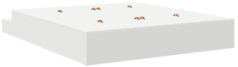 vidaXL Κρεβάτι με αποθηκευτικό χώρο Λευκό 236.5 x 180 x 31.5 εκ