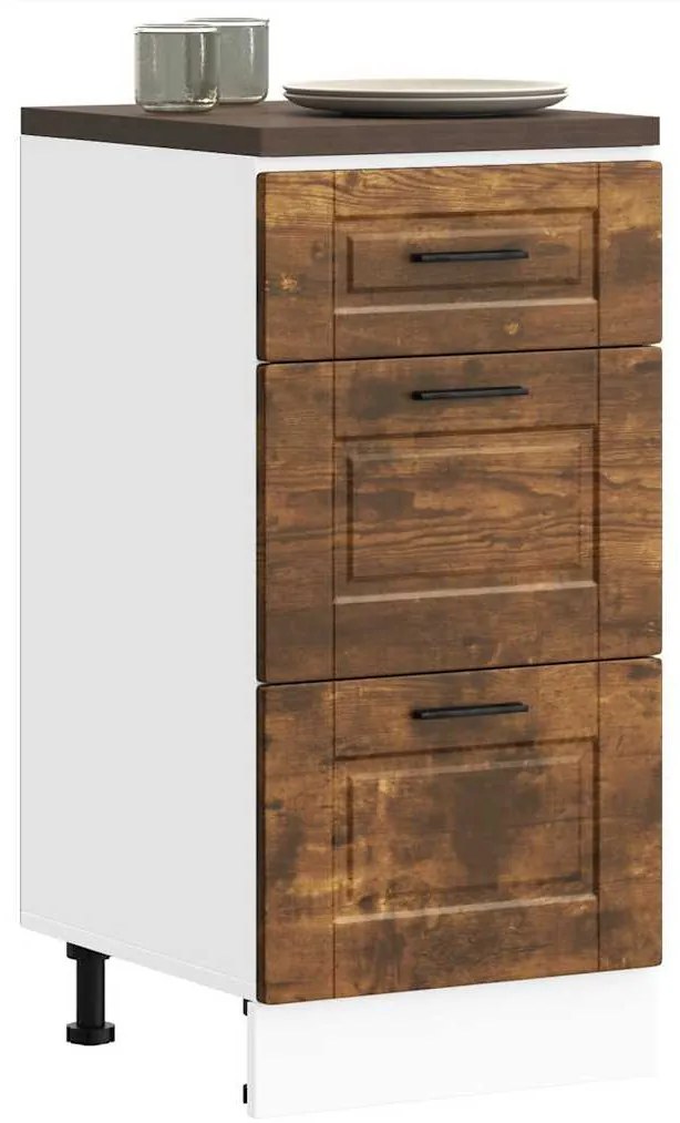 ντουλάπι βάσης κουζίνας Porto Καπνιστή βελανιδιά