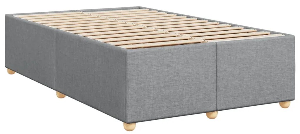 ΚΡΕΒΑΤΙ BOXSPRING ΜΕ ΣΤΡΩΜΑ ΑΝΟΙΧΤΟ ΓΚΡΙ 120X190 ΕΚ. ΥΦΑΣΜΑΤΙΝΟ 3288933