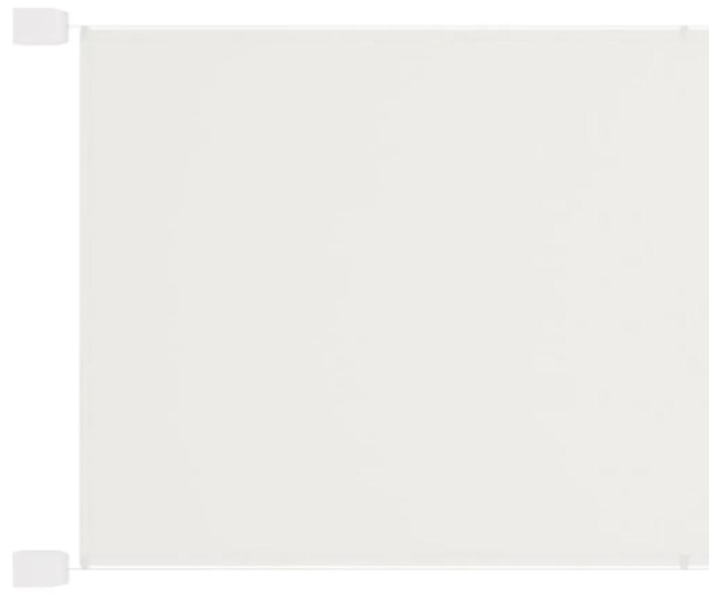 vidaXL Τέντα Κάθετη Λευκή 100 x 1200 εκ. από Ύφασμα Oxford