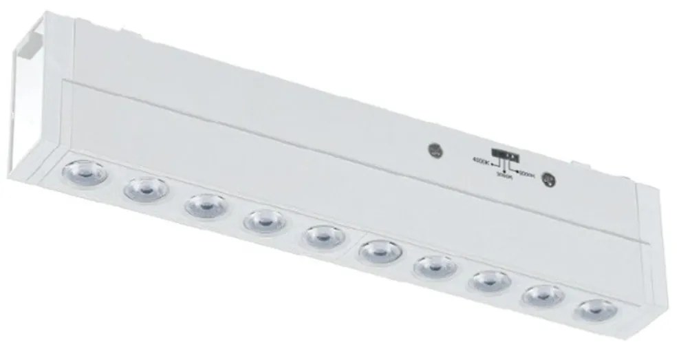 Γραμμικό Φωτιστικό Μαγνητικής Ράγας Ultra-Thin TMU0160 45x2,6x4,8cm Led 1500Lm 20W 3000K-6000K 3CCT White Inlight