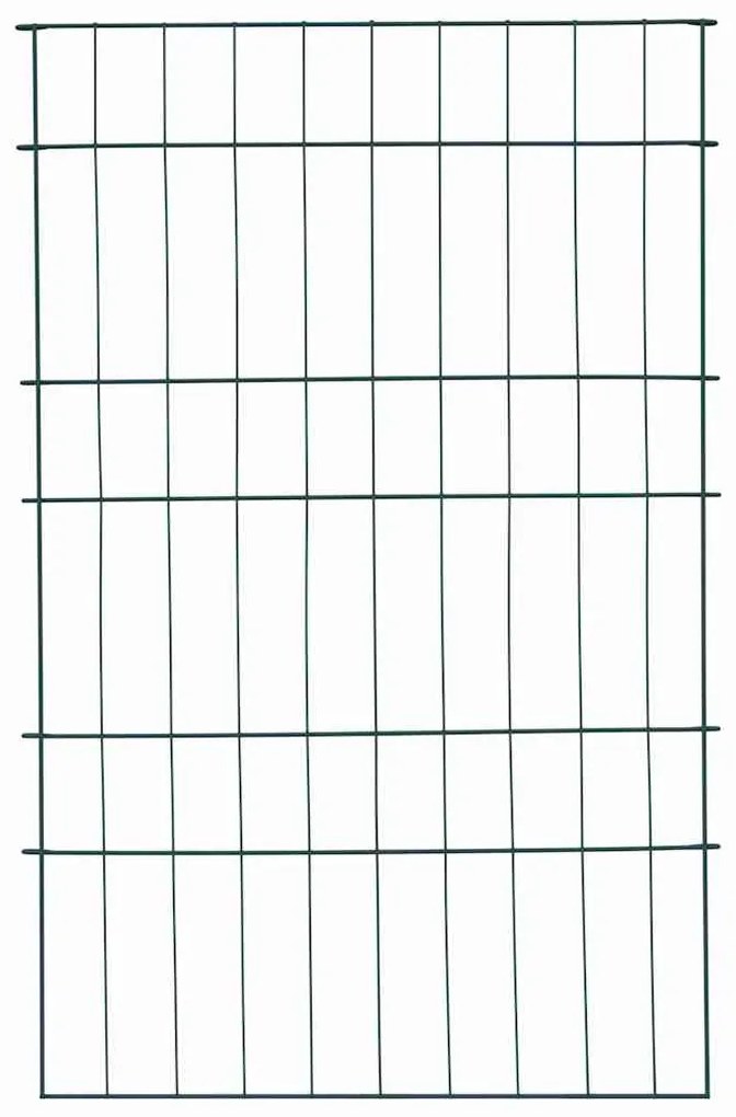 vidaXL Σετ φράχτη για λιμνούλες 8 pcs Πράσινο 50 x 80 cm Ατσάλι