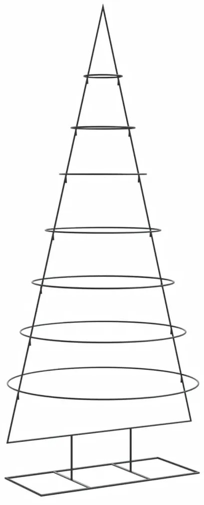vidaXL Χριστουγεννιάτικο Δέντρο Διακοσμητικό Μαύρο 210 εκ.