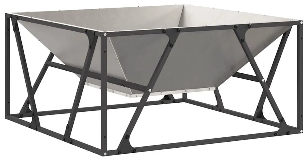 vidaXL Φωτιά Καφέ 80 x 80 x 40 cm Ατσάλι σκληρυθέν στον αέρα