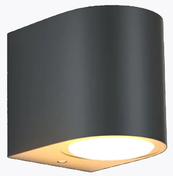 Φωτιστικό Τοίχου Powell 80200244 Up Or Down 1xGU10 9x8cm Anthracite ItLighting