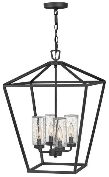 Κρεμαστό Φωτιστικό Οροφής 4xE14 40W IP44 Μαύρο Alford Place QN-ALFORD-PLACE-4P-MB Elstead QN-ALFORD-PLACE-4P-MB Μαύρο