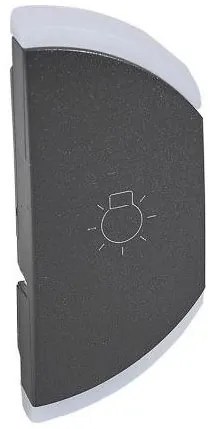 Πλακίδιο Φωτισμού 1 Στοιχείου Graphite Δεξιά Celiane 064849 Legrand-64849-Ανθρακί 064849