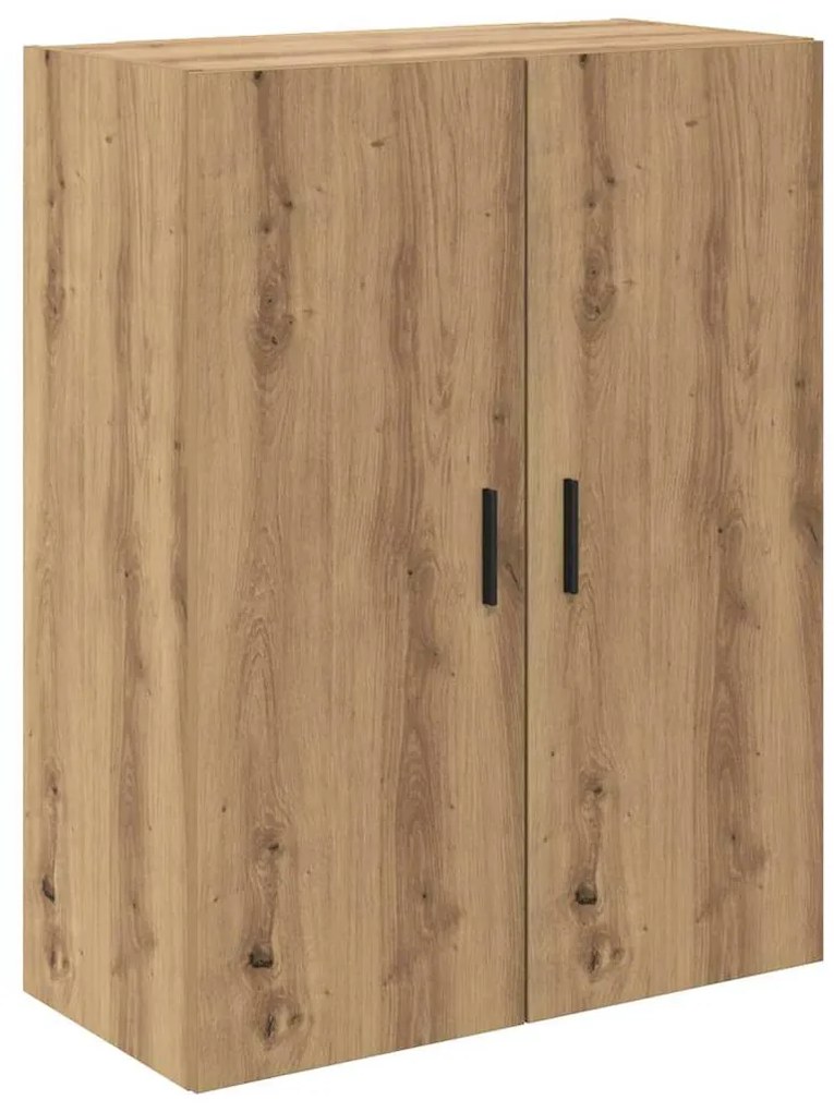 vidaXL Highboard με συρτάρι 2 pcs Artisan Oak Σύνθετο Ξύλο και Γυαλί