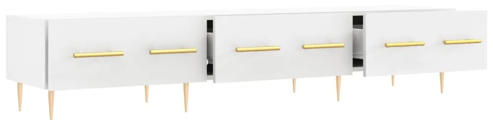 vidaXL Έπιπλο Τηλεόρασης Λευκό 150x36x30 εκ. από Επεξεργασμένο Ξύλο