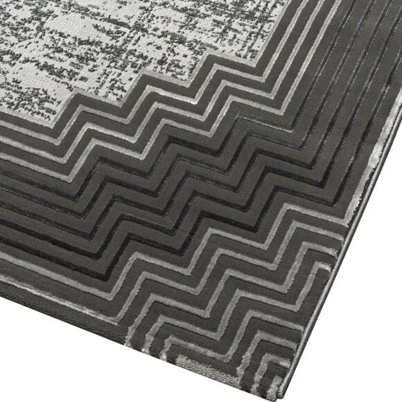 Beauty Home Χαλί Prestige Art 9324 200x290 Grey - Γκρι