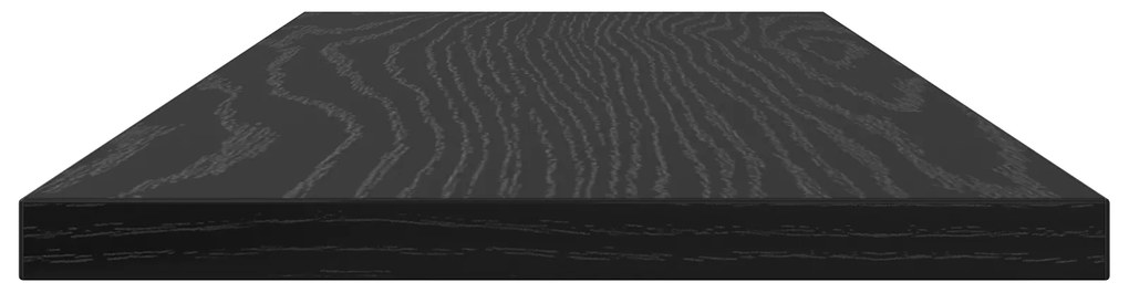 vidaXL Ράφι Βιβλίων 4 pcs Μαύρο 60 x 20 x 1.5 cm Επεξεργασμένο ξύλο