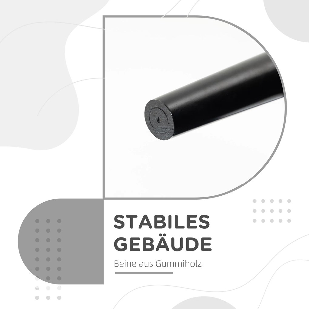 HOMCOM Παγκάκι, Τραπεζάκι κρεβατοκάμαρας, στιβαρή κατασκευή, μαλακή επένδυση, 102x36x51 cm, Γκρι