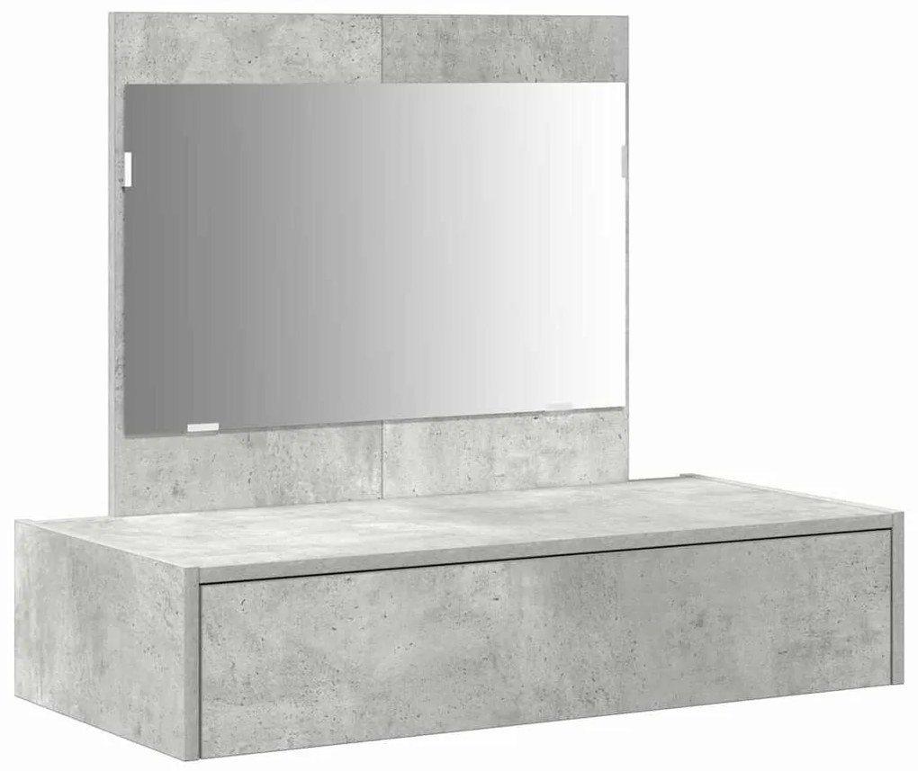 vidaXL Τραπέζι περιποίησης Γκρι 83 x 40 x 70 εκ Επεξεργασμένο ξύλο