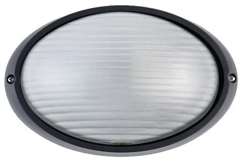 Πλαφονιέρα Φωτιστικό Οροφής 1xE27 ΙΡ45 Φ22cm Aca-HI5072GDS-Γκρι HI5072GDS