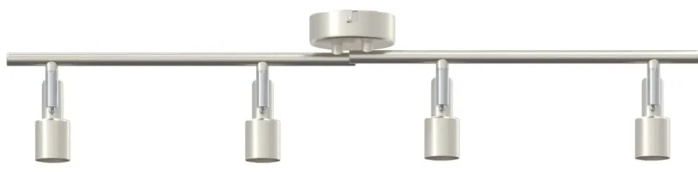 vidaXL Σποτ οροφής Βουρτσισμένο Νίκελ 70 x 9 x 12.5 εκ Ατσάλι