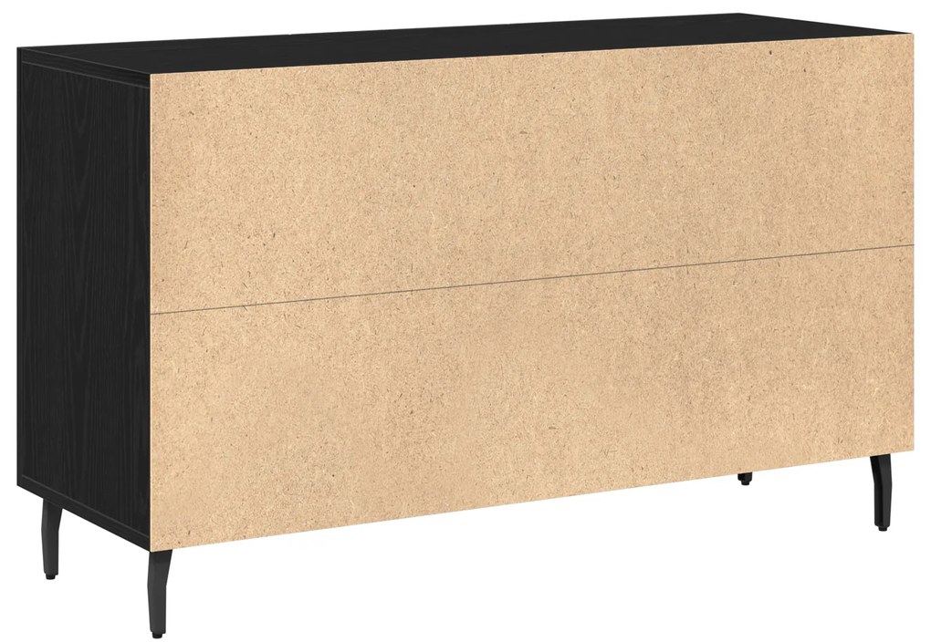 vidaXL Μπουφές Μαύρος Δρυς 100x36x60 εκ από Ξύλο