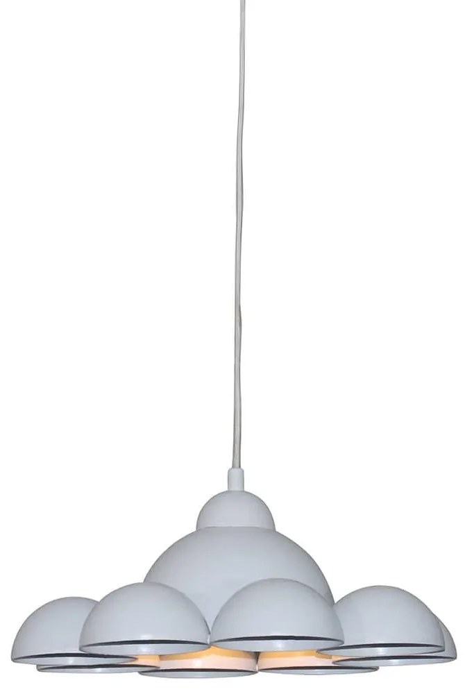 Φωτιστικό Οροφής Κρεμαστό HL-3591-M 77-4129 Conall White  Homelighting Metal