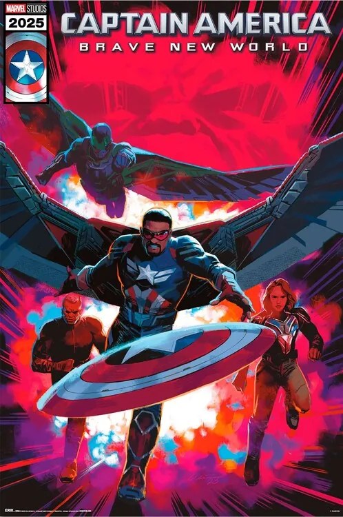 Αφίσα Captain America: Brave New World - Comic
