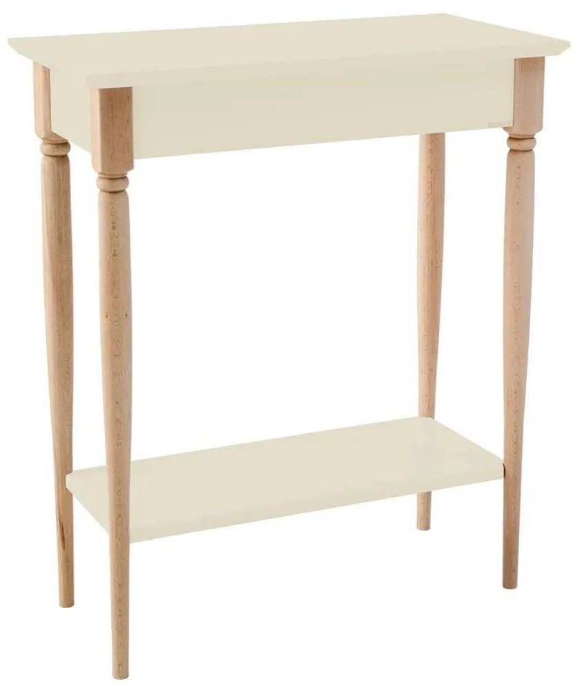 Κονσόλα Mamo S MAMOCSBE2 65x35x74cm Chalk White-Beech Mdf, Wood