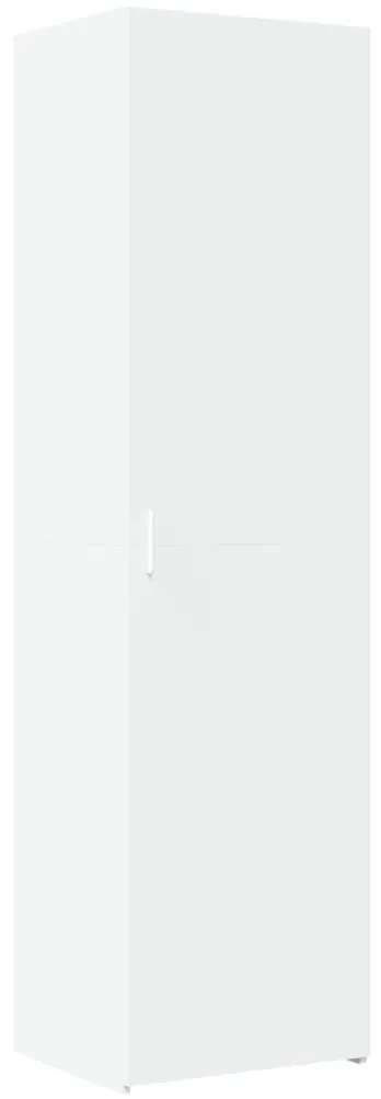 vidaXL Ντουλάπι Λευκό 50x42,5x185 εκ. από Επεξεργασμένο Ξύλο