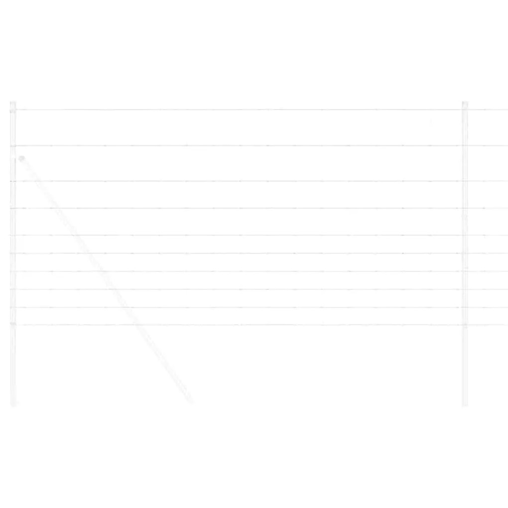 vidaXL Περίφραξη αγρού Ασημί 50 x 1,2 m Γαλβανισμένος χάλυβας