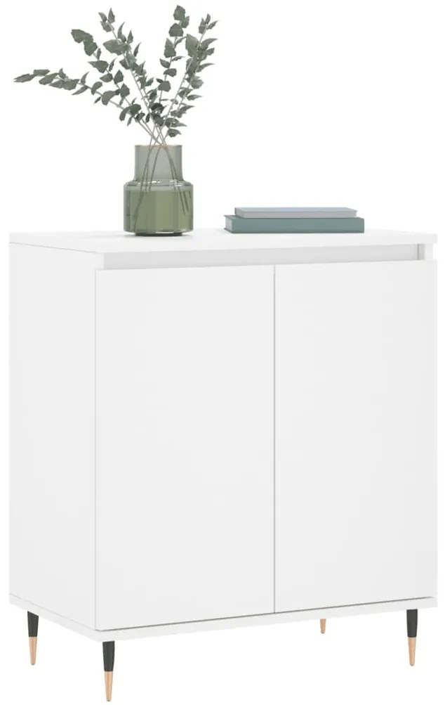 vidaXL Συρταριέρα Λευκή 60 x 35 x 70 εκ. από Επεξεργασμένο Ξύλο