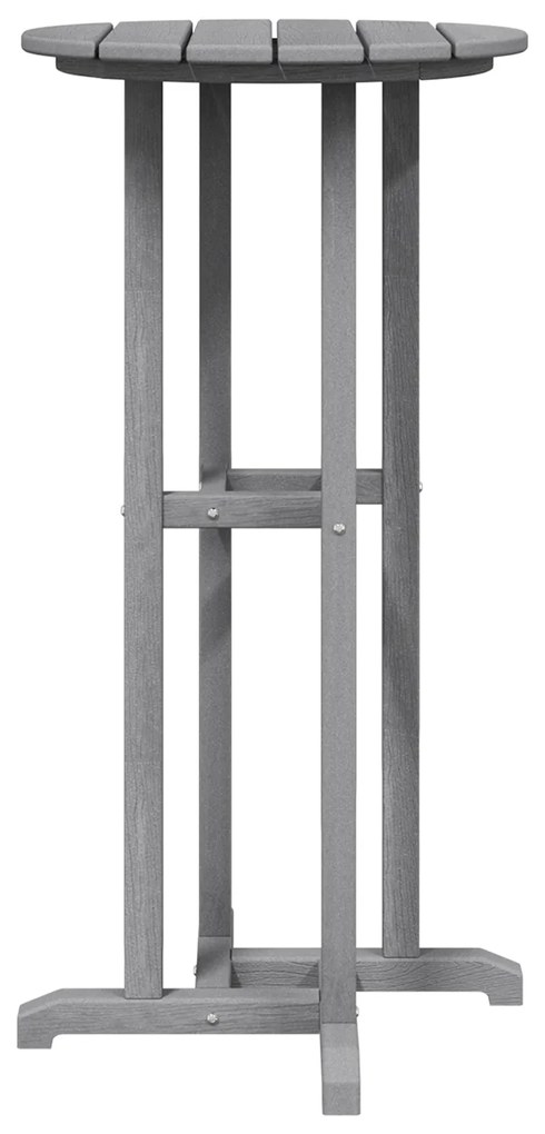 vidaXL Bar Table Ανοιχτό Γκρι 55x55x107 εκ. HDPE