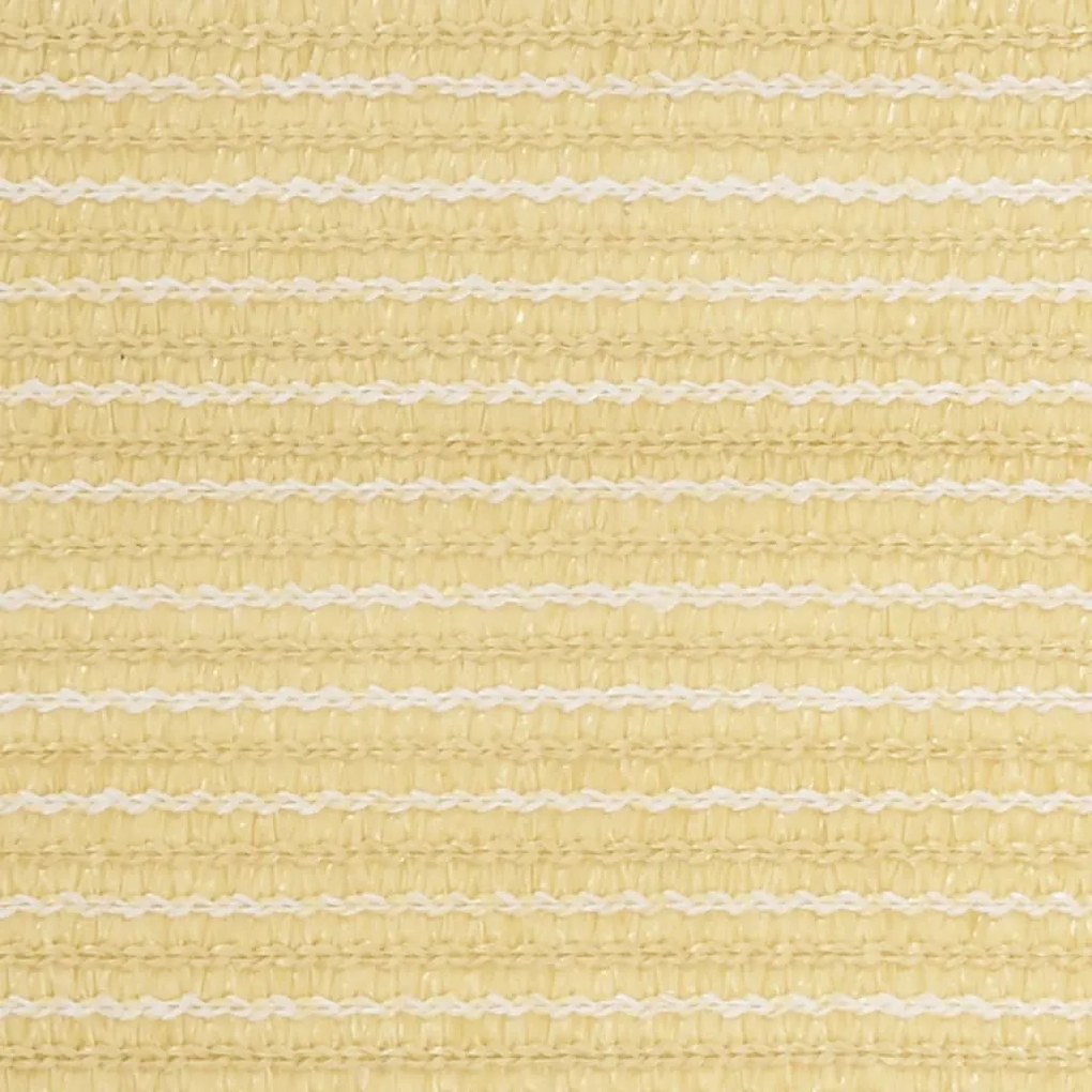 vidaXL Διαχωριστικό Βεράντας Μπεζ 75 x 400 εκ. από HDPE