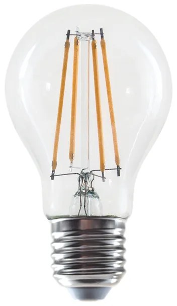 LED FILAMENT E27 A60 6W 6500K 230V AC 840LM RA80 ACA ELIOR6CW