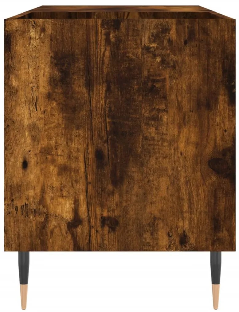 vidaXL Δισκοθήκη Καπνιστή Δρυς 85 x 38 x 48 εκ. από Επεξεργασμένο Ξύλο