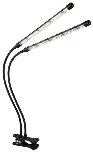 Φωτιστικό Ανάπτυξης Φυτών LED Μαύρο Διπλό IP44 Μανταλάκι Treena 28053 Globo Lighting-28053-Μαύρο 28053