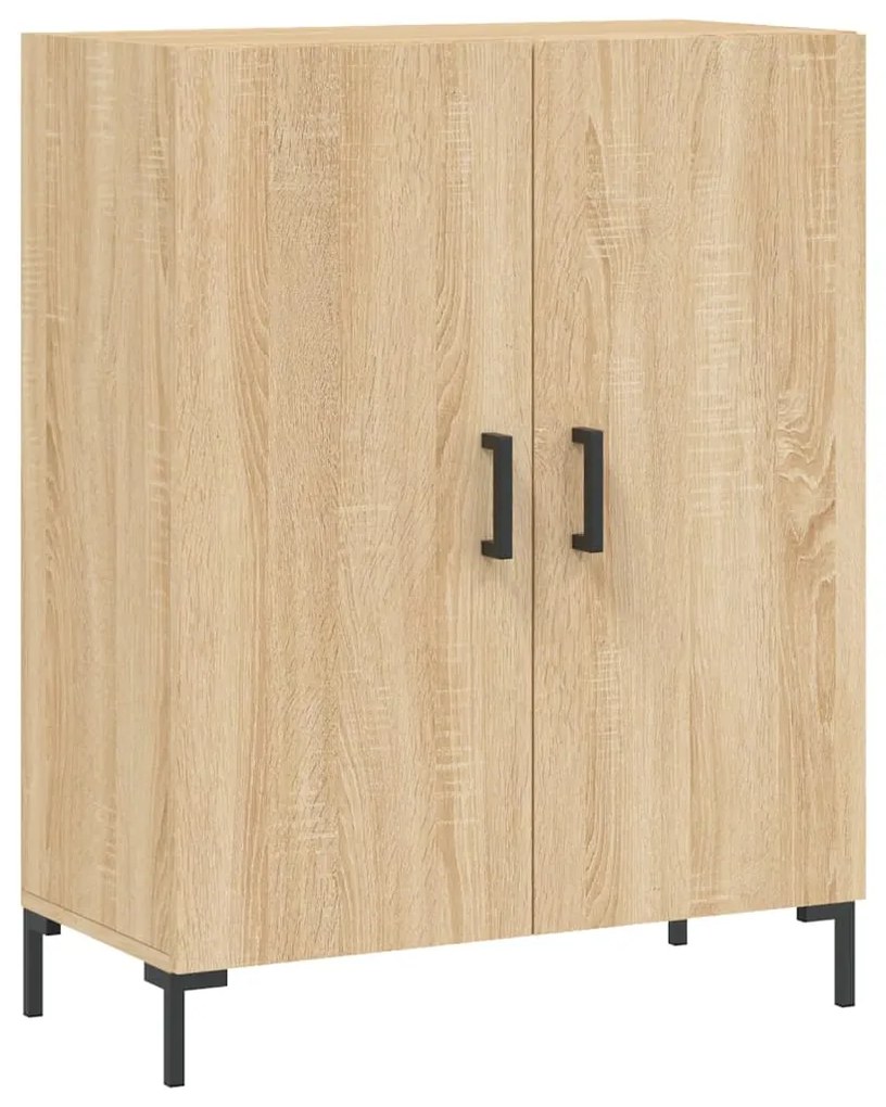vidaXL Ντουλάπι Sonoma δρυς 69,5 x 34 x 180 εκ. από Επεξεργασμένο Ξύλο