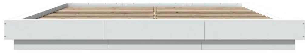 vidaXL Πλαίσιο Κρεβατιού Λευκό 180 x 200 εκ. Επεξεργ. Ξύλο