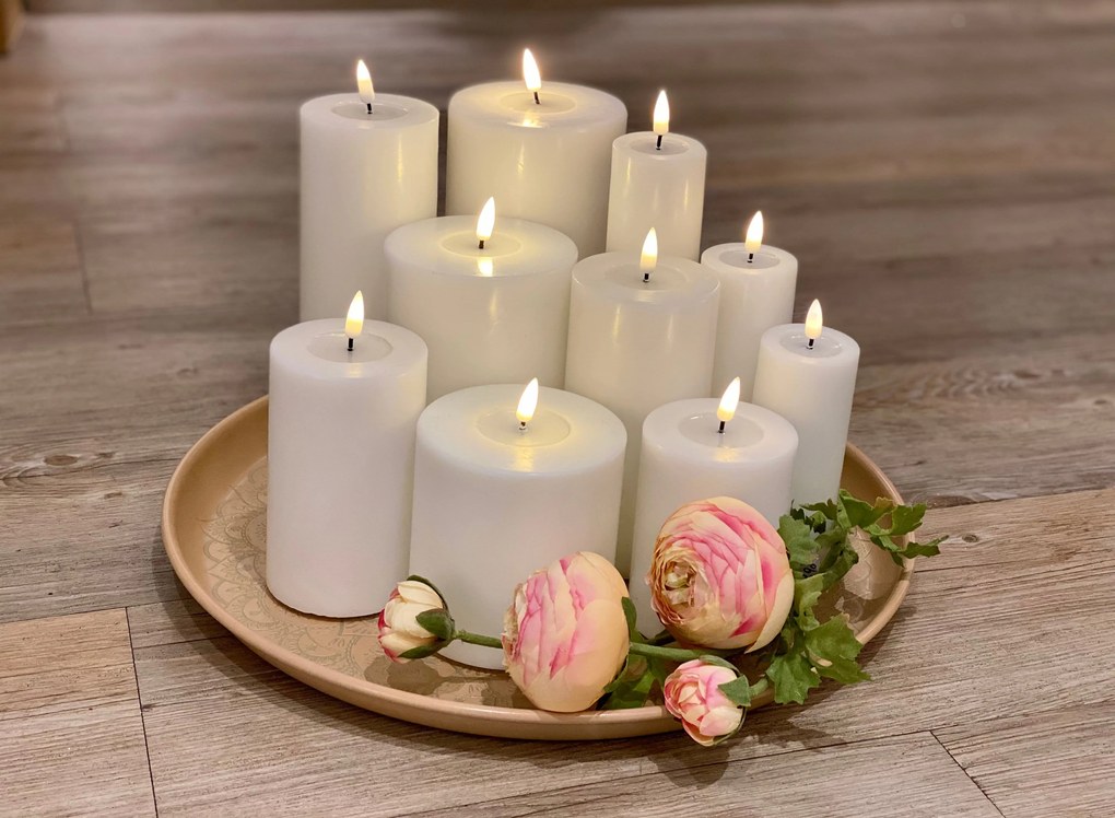 Cylindrical Candle DELUXE HOME ART Led RF-0004-0091