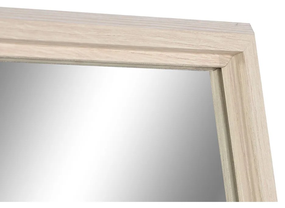 Μόνιμος καθρέφτης Home ESPRIT Λευκό Καφέ Μπεζ Γκρι 34 x 3 x 155 cm (4 Μονάδες)