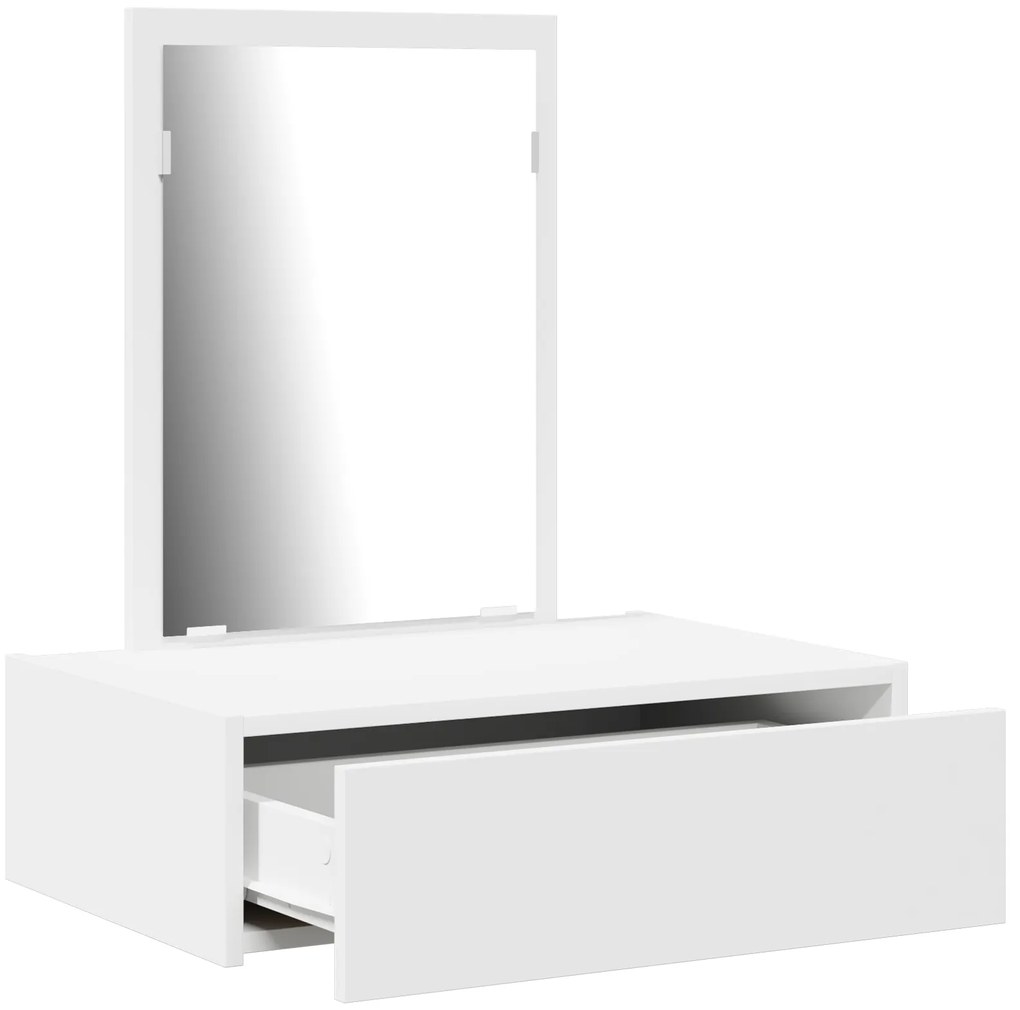 vidaXL Τραπέζι περιποίησης Λευκό 60 x 40 x 70 εκ. Επεξεργασμένο ξύλο