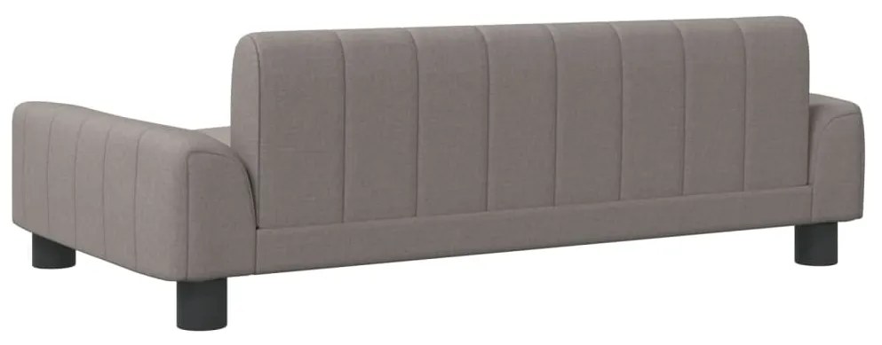 vidaXL Καναπές Παιδικός Taupe 90 x 53 x 30 εκ. από Ύφασμα