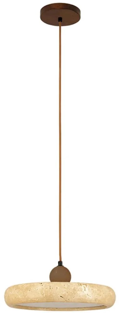 Φωτιστικό Οροφής 25419 Φ30x12cm Led 1361lm 22W 3000K Stone Beige-Brown