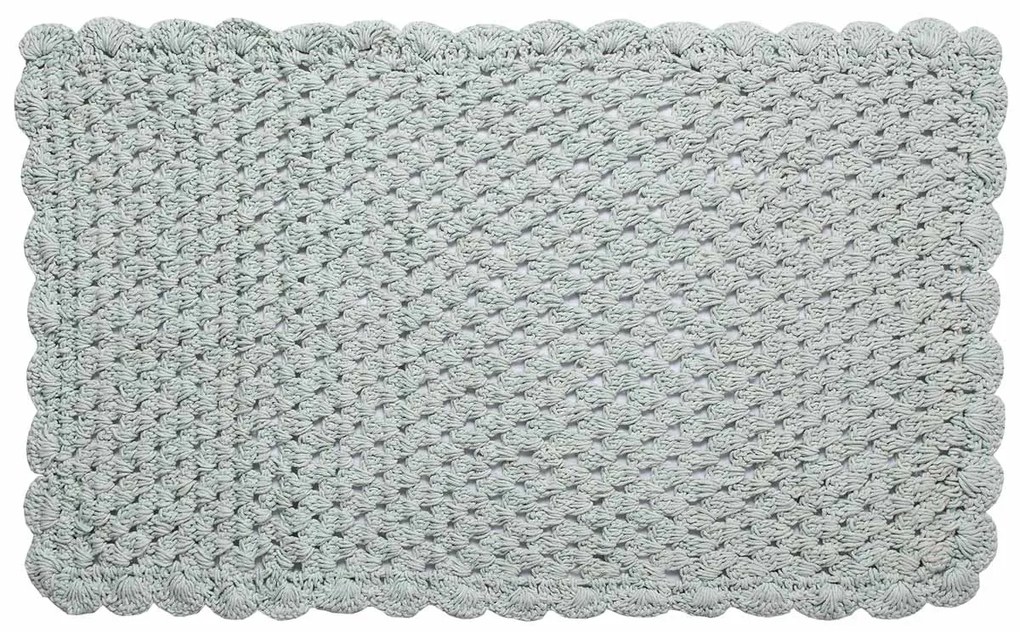 Πατάκι Μπάνιου (60x100) Silk Fashion Πλεκτό Mint