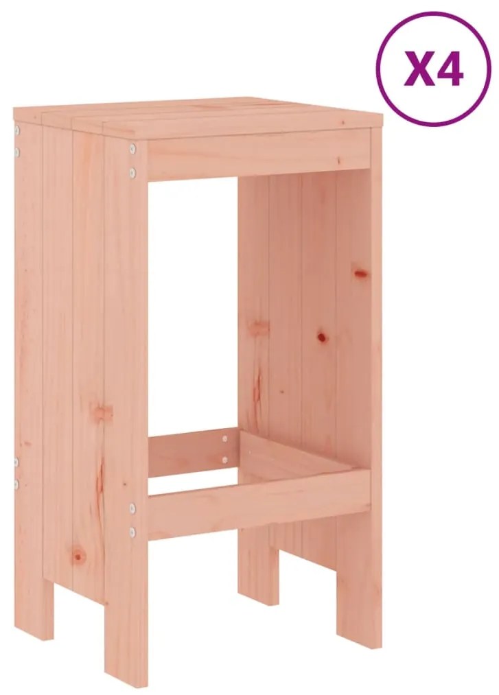 vidaXL Σετ Μπαρ Κήπου 5 Τεμαχίων από Μασίφ Ξύλο Ψευδοτσούγκας