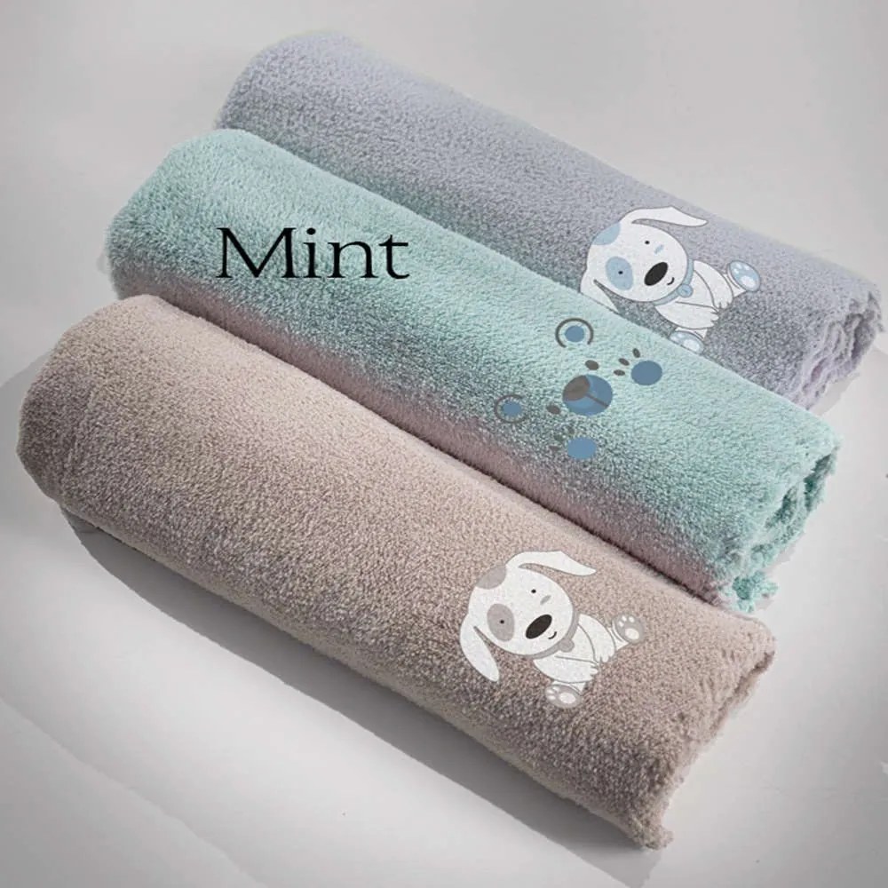 Κουβέρτα Βρεφική Baby Bear Mint Guy Laroche Cradle 100x140cm Microfiber