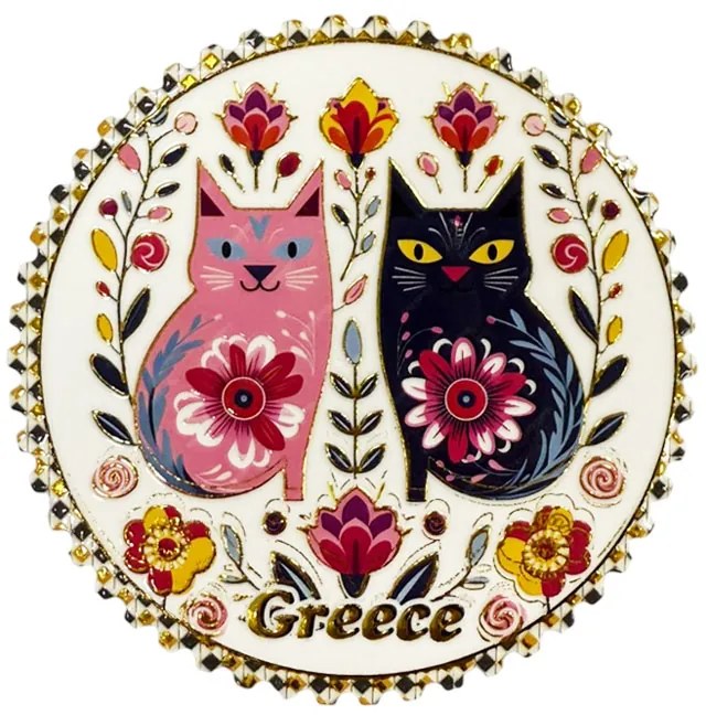 Σετ σουβέρ Greece 4τμχ - Coaster set 4pcs