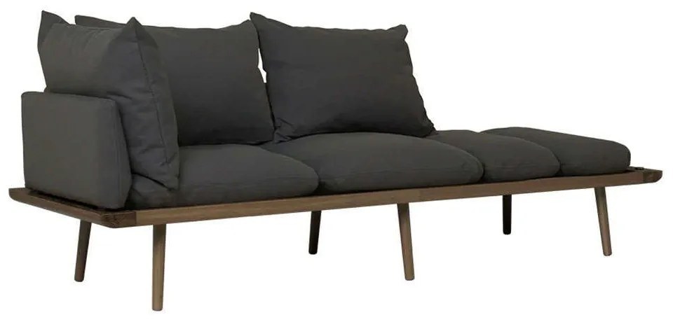 Καναπές Γωνιακός Τριθέσιος Lounge Around 5750C723-04 231,6x74,5x40,3cm Dark Oak-Dark Grey Umage