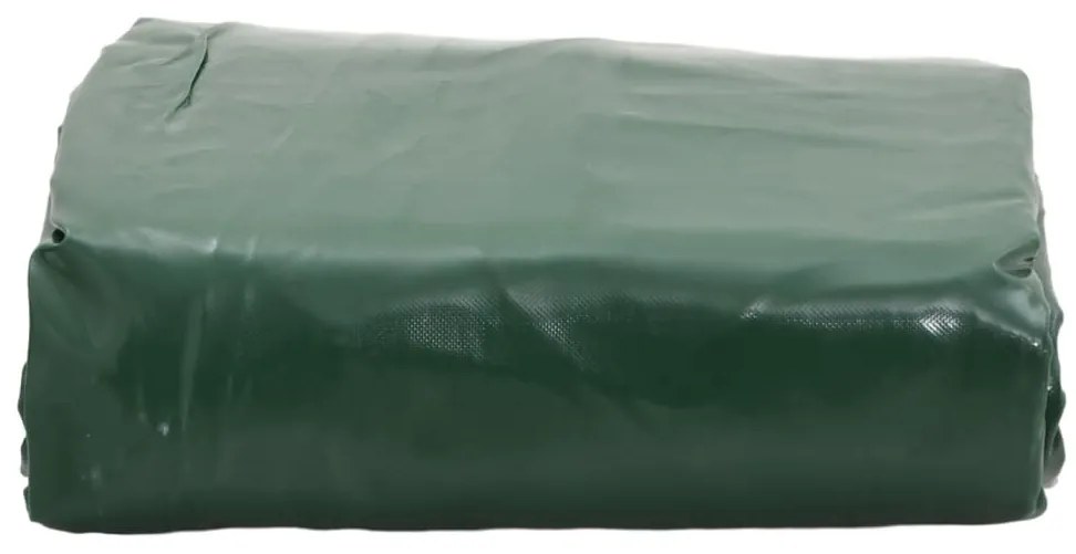vidaXL Μουσαμάς Πράσινος 5 x 8 μ. 650 γρ./μ²