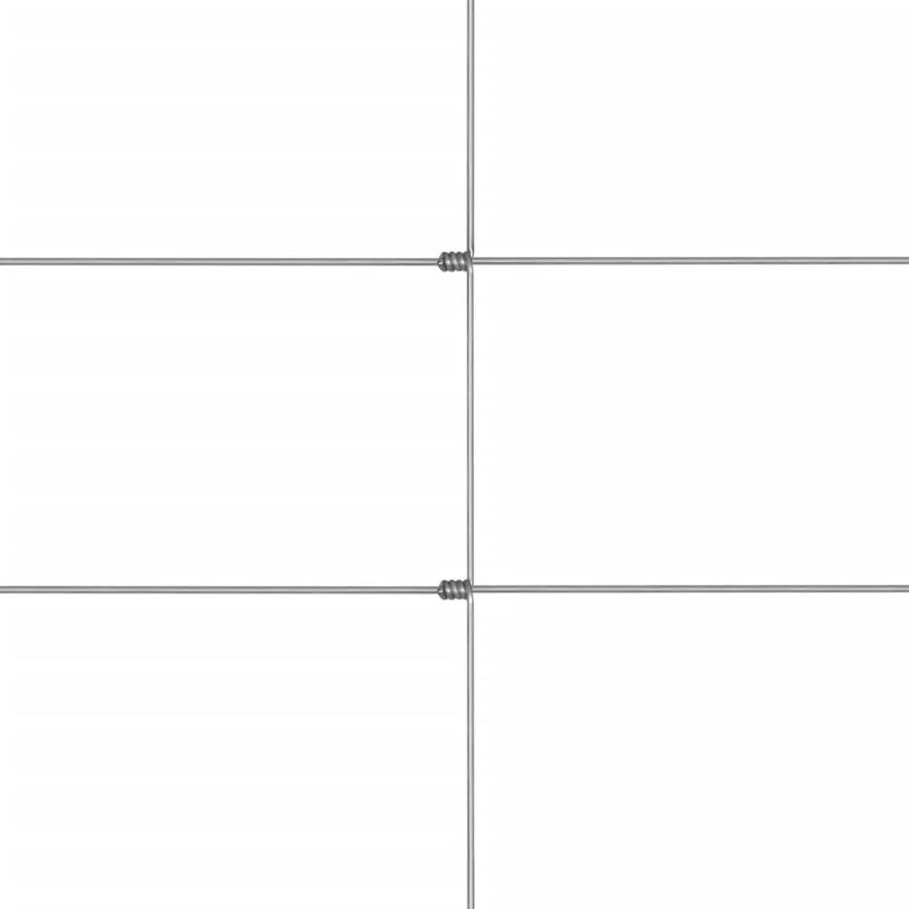 vidaXL Συρματόπλεγμα Περίφραξης Ασημί 50 x 1,25 μ. Γαλβανισμένο Ατσάλι