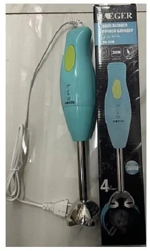 Haeger HG-267 Ραβδομπλέντερ με Ανοξείδωτη Ράβδο 300W Μπλε