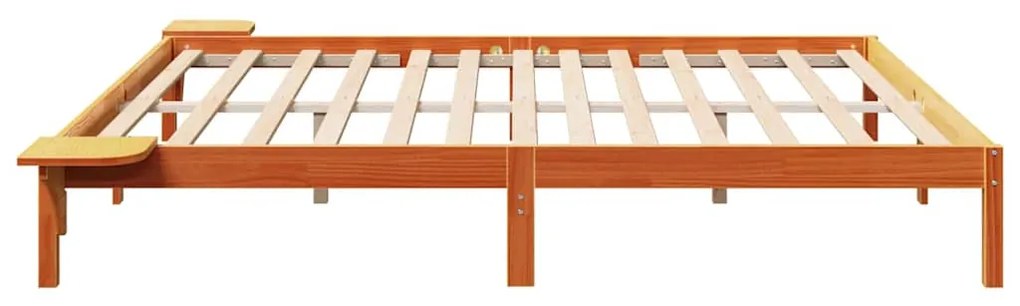 vidaXL Σκελετός Κρεβατιού Καφέ κεριού 180 x 200 cm Καφέ κεριού