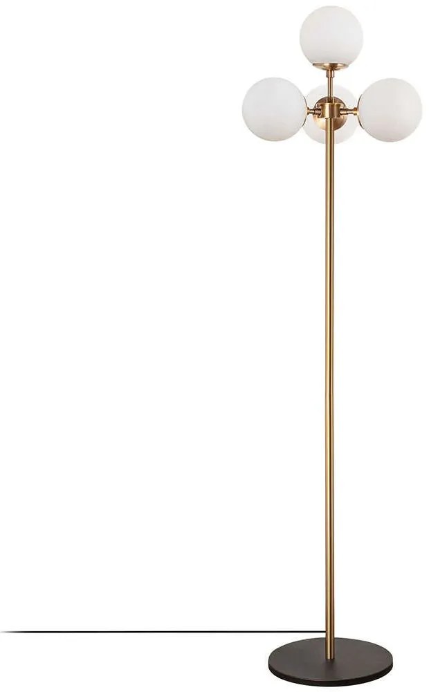 Φωτιστικό Δαπέδου Akkas 942FLG1510 48x48x163cm 4xE14 40W Gold-White Opviq