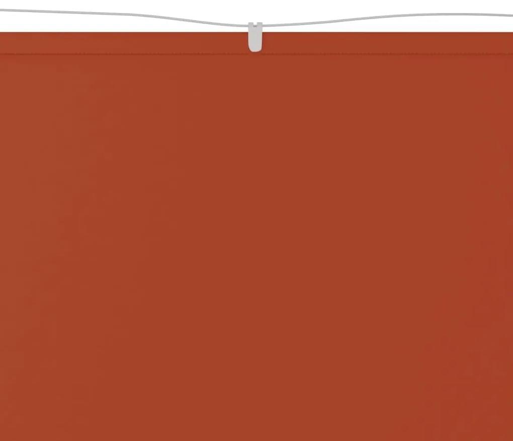 Τέντα Κάθετη Τερακότα 140 x 270 εκ. από Ύφασμα Oxford - Κόκκινο